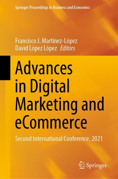 Produktbild: Advances in Digital Marketing and eCommerce