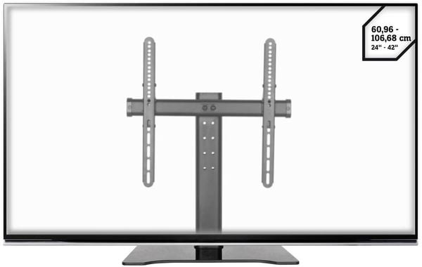 SpeaKa Professional SP-TT-01 TV-Standfuß Höhenverstellbar 61,0 cm (24') - 106,7 cm (42') Starr