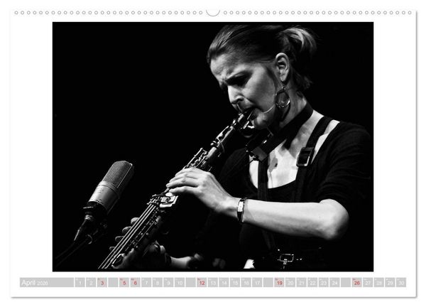 Produktbild: Jazz Ladies in der alten Schmiede (Wandkalender 2026 DIN A2 quer), CALVENDO Monatskalender