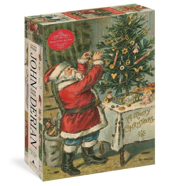 Produktbild: John Derian Paper Goods: Santa Trims the Tree 1,000-Piece Puzzle
