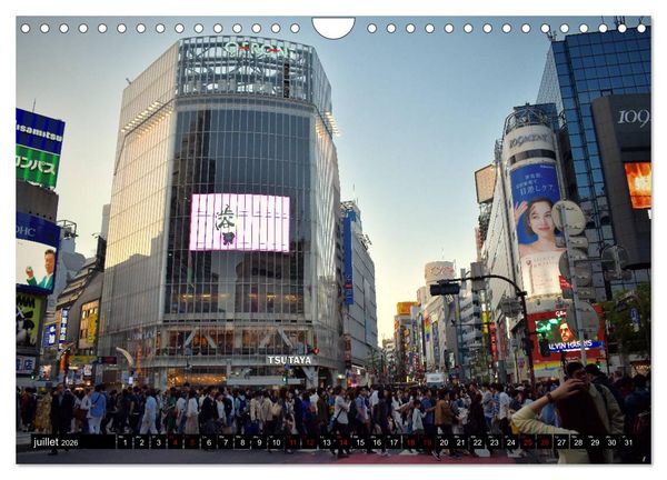Produktbild: Les couleurs de Tokyo (Calendrier mural 2026 DIN A4 vertical), CALVENDO calendrier mensuel