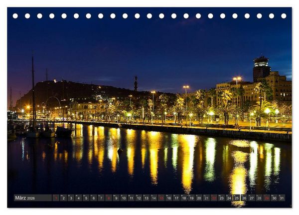 Produktbild: Metropole Barcelona (Tischkalender 2026 DIN A5 quer), CALVENDO Monatskalender