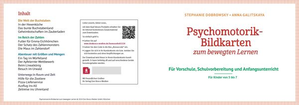 Produktbild: Psychomotorik-Bildkarten zum bewegten Lernen