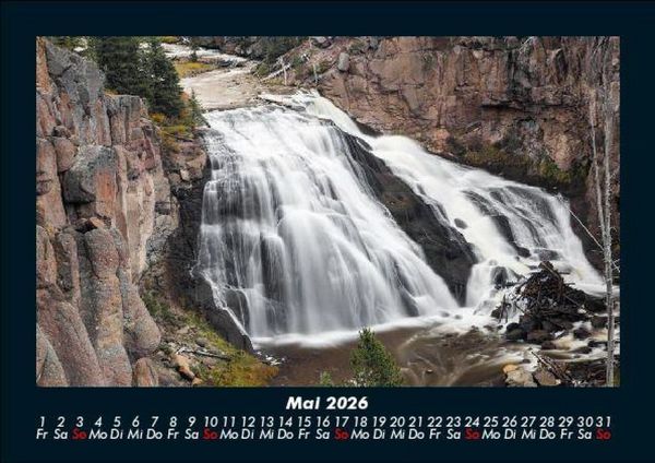 Produktbild: Wasserf&auml;lle 2026 Fotokalender DIN A5