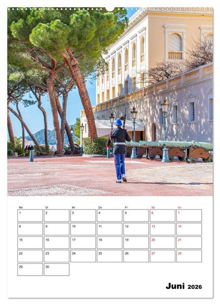Produktbild: Monaco - F&uuml;rstentum an der C&ocirc;te d'Azur (hochwertiger Premium Wandkalender 2026 DIN A2 hoch), Kunstdruck in Hochglanz