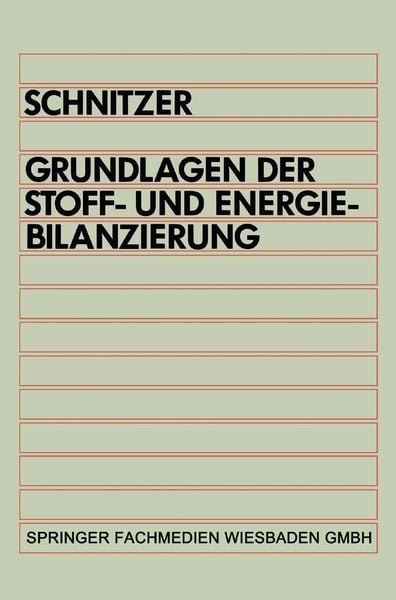 Produktbild: Grundlagen der Stoff- und Energiebilanzierung