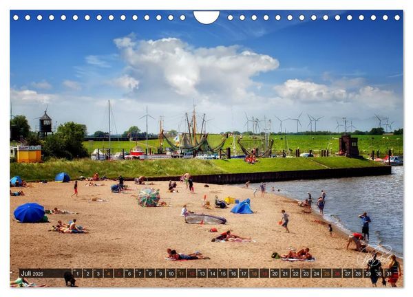 Produktbild: Friesland - Nordseebad Dangast / CH-Version (Wandkalender 2026 DIN A4 quer), CALVENDO Monatskalender