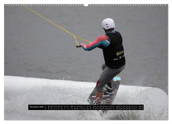Produktbild: Wakeboarding (hochwertiger Premium Wandkalender 2026 DIN A2 quer), Kunstdruck in Hochglanz