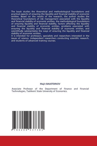 Produktbild: Methodological Basis of Business Liquidity and Financial Stability