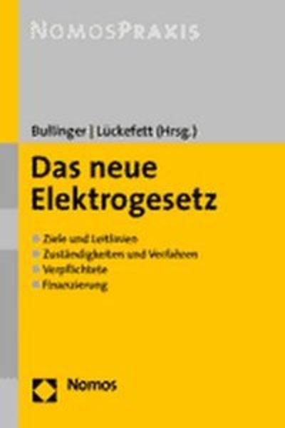 Produktbild: Das neue Elektrogesetz