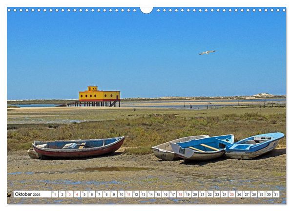 Produktbild: Portugal - Die Algarve vom Cabo de Sao Vicente bis Tavira (Wandkalender 2026 DIN A3 quer), CALVENDO Monatskalender