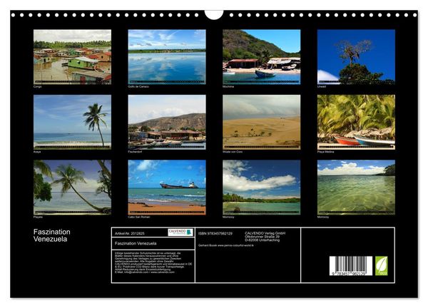 Produktbild: Faszination Venezuela (Wandkalender 2026 DIN A3 quer), CALVENDO Monatskalender
