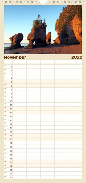 Produktbild: Familienplaner Kanadas Osten (Wandkalender 2022 , 21 cm x 45 cm, hoch)