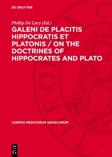 Produktbild: Galeni De Placitis Hippocratis et Platonis / On the doctrines of Hippocrates and Plato