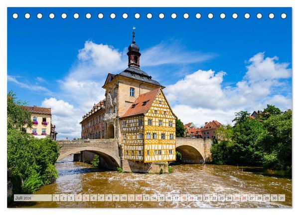 Produktbild: Bamberg Impressionen (Tischkalender 2026 DIN A5 quer), CALVENDO Monatskalender