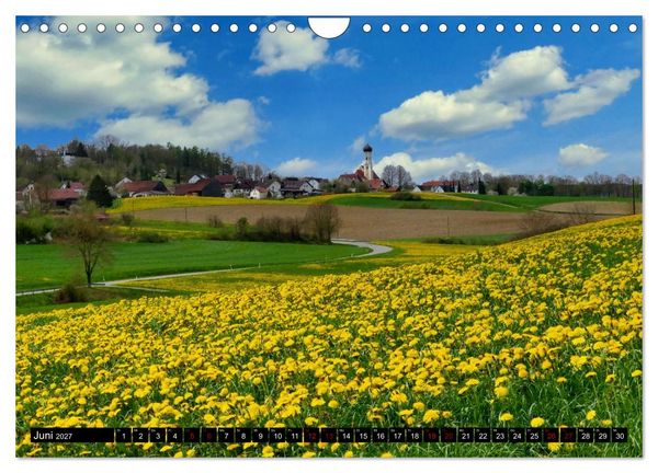 Produktbild: Die Stauden - Heimat in den westlichen W&auml;lder Augsburg (Wandkalender 2027 DIN A4 quer), CALVENDO Monatskalender