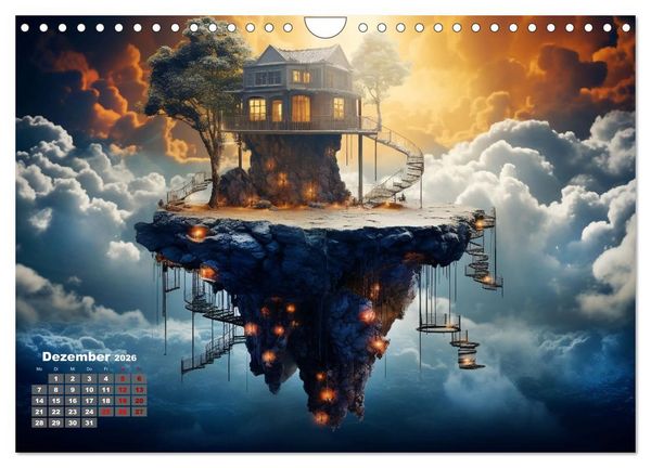 Produktbild: Fantastische Inselwelten (Wandkalender 2026 DIN A4 quer), CALVENDO Monatskalender
