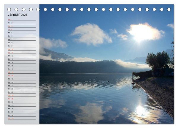 Produktbild: Caldonazzo See (Tischkalender 2026 DIN A5 quer), CALVENDO Monatskalender