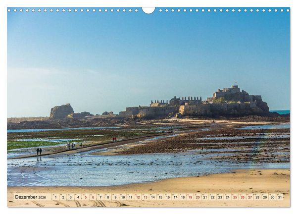 Produktbild: Jersey - Die Insel im &Auml;rmelkanal (Wandkalender 2026 DIN A3 quer), CALVENDO Monatskalender