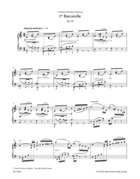Produktbild: Barcarolles