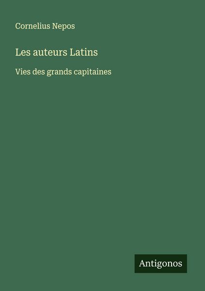 Produktbild: Les auteurs Latins