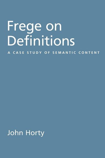 Produktbild: Frege on Definitions