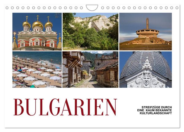 Bulgarien - Streifzüge durch eine kaum bekannte Kulturlandschaft (Wandkalender 2026 DIN A4 quer), CALVENDO Monatskalender