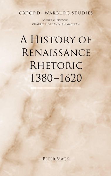 Produktbild: A History of Renaissance Rhetoric 1380-1620
