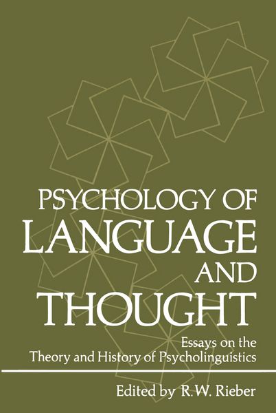 Produktbild: Psychology of Language and Thought