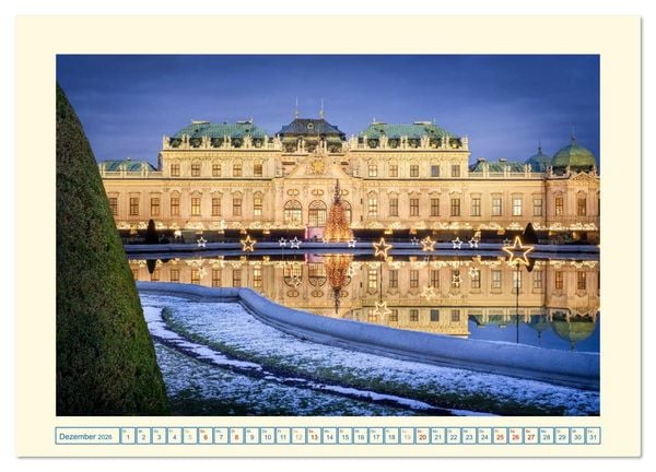 Produktbild: An der sch&ouml;nen blauen Donau - Ein Spaziergang in Wien (Wandkalender 2026 DIN A4 quer), CALVENDO Monatskalender