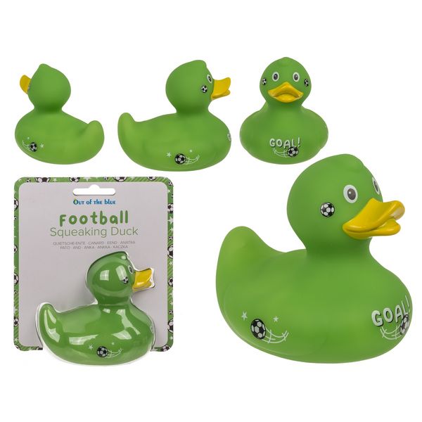 Produktbild: Quietscheente Fu&szlig;ball 10cm