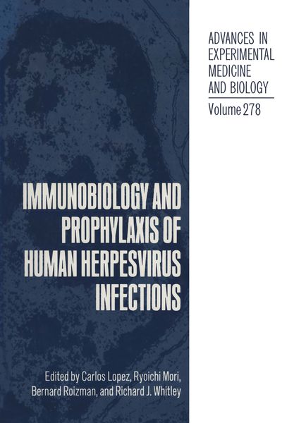 Produktbild: Immunobiology and Prophylaxis of Human Herpesvirus Infections