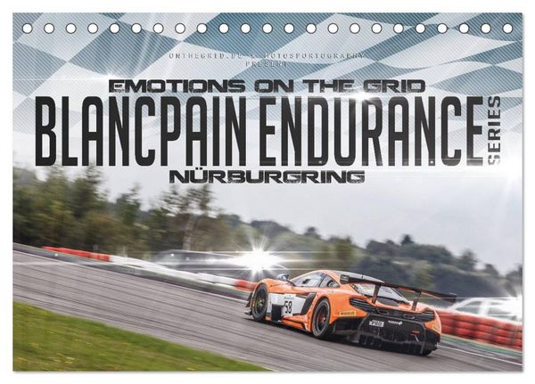 Produktbild: EMOTIONS ON THE GRID - Blancpain Endurance Series N&uuml;rburgring (Tischkalender 2026 DIN A5 quer), CALVENDO Monatskalender
