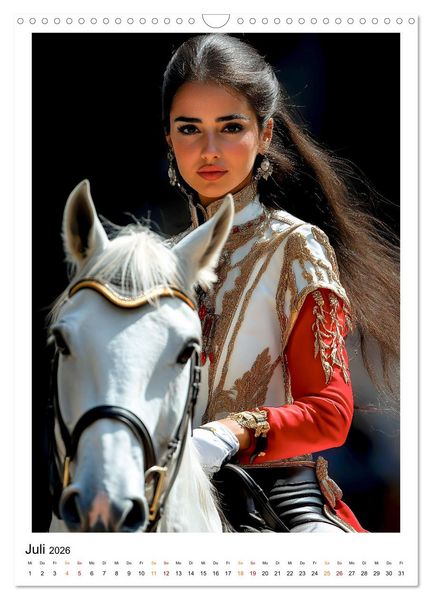 Produktbild: Faszination Reiten (Wandkalender 2026 DIN A3 hoch), CALVENDO Monatskalender