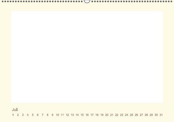 Produktbild: Immerw&auml;hrender Kalender zum selber Gestalten (Wandkalender immerw&auml;hrend DIN A2 quer)