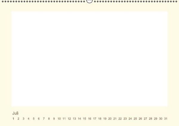 Produktbild: Immerw&auml;hrender Kalender zum selber Gestalten (Wandkalender immerw&auml;hrend DIN A4 quer)