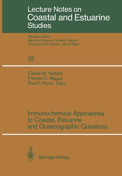 Produktbild: Immunochemical Approaches to Coastal, Estuarine and Oceanographic Questions