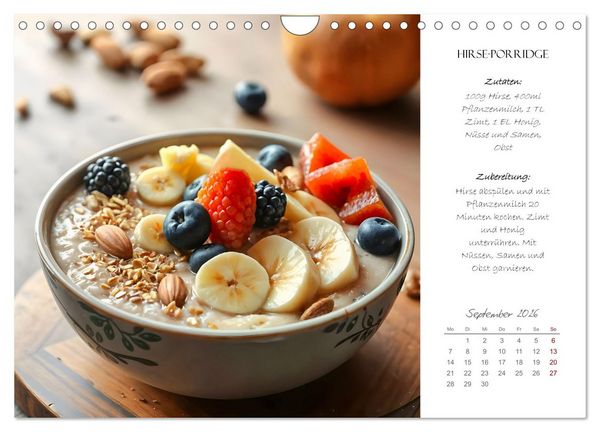 Produktbild: Superfood Power - Gesunde und leckere Superfood-Snacks (Wandkalender 2026 DIN A4 quer), CALVENDO Monatskalender