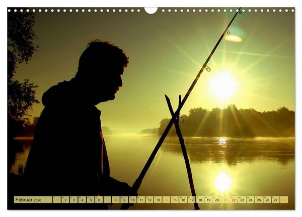 Produktbild: Ruhig werden - Angeln (Wandkalender 2026 DIN A3 quer), CALVENDO Monatskalender