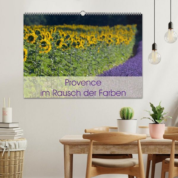 Produktbild: Provence im Rausch der Farben (Wandkalender 2026 DIN A2 quer), CALVENDO Monatskalender