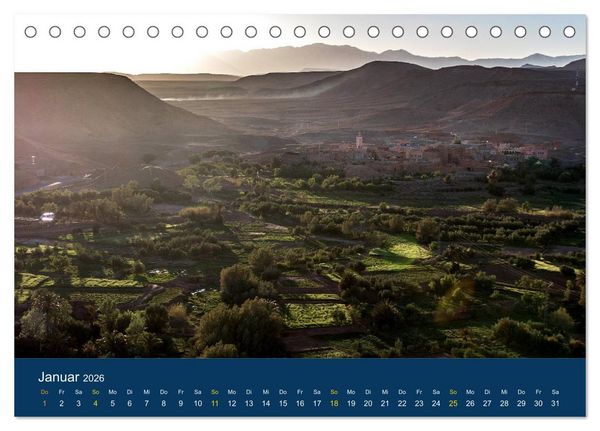 Produktbild: Marokko Traumlandschaften (Tischkalender 2026 DIN A5 quer), CALVENDO Monatskalender