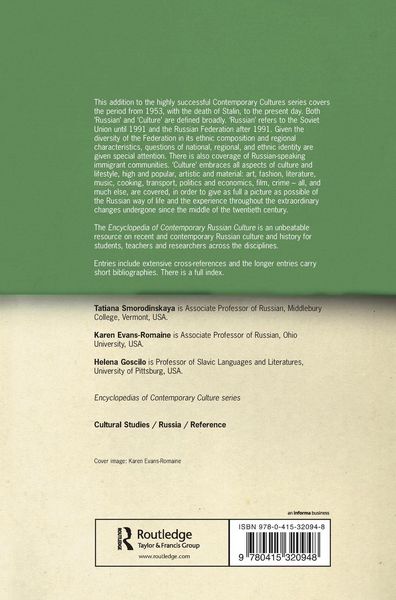Produktbild: Encyclopedia of Contemporary Russian Culture