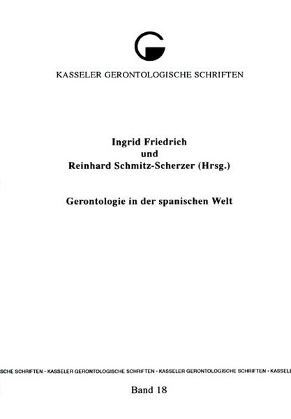 Produktbild: Gerontologie in der spanischen Welt