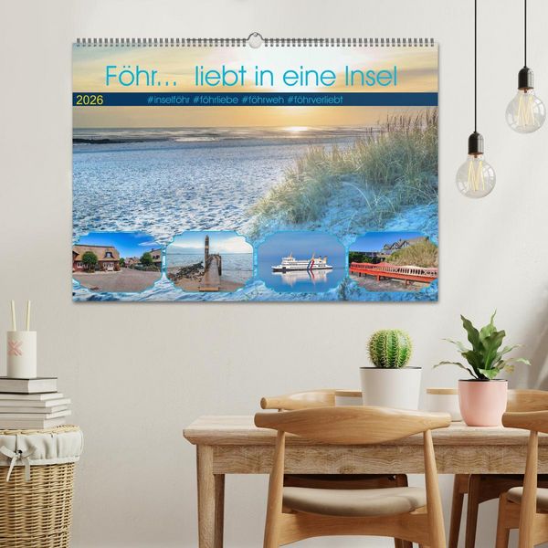 Produktbild: F&ouml;hr... liebt in eine Insel (Wandkalender 2026 DIN A2 quer), CALVENDO Monatskalender