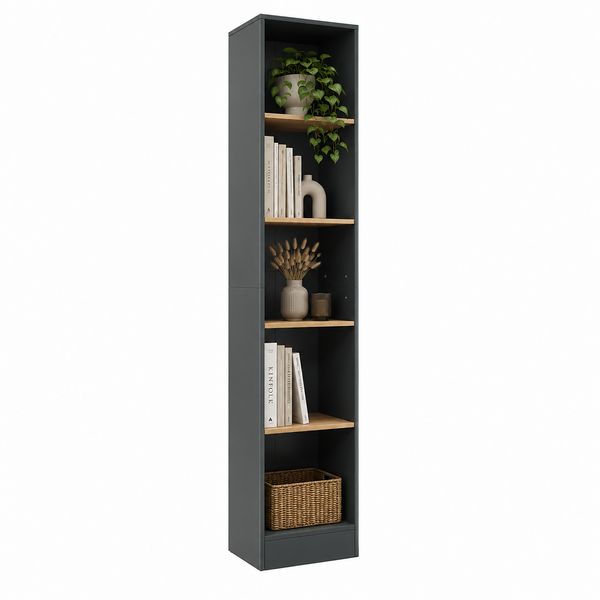 Produktbild: B&uuml;cherregal Dilos 183 x 38 cm f&uuml;r Aktenordner