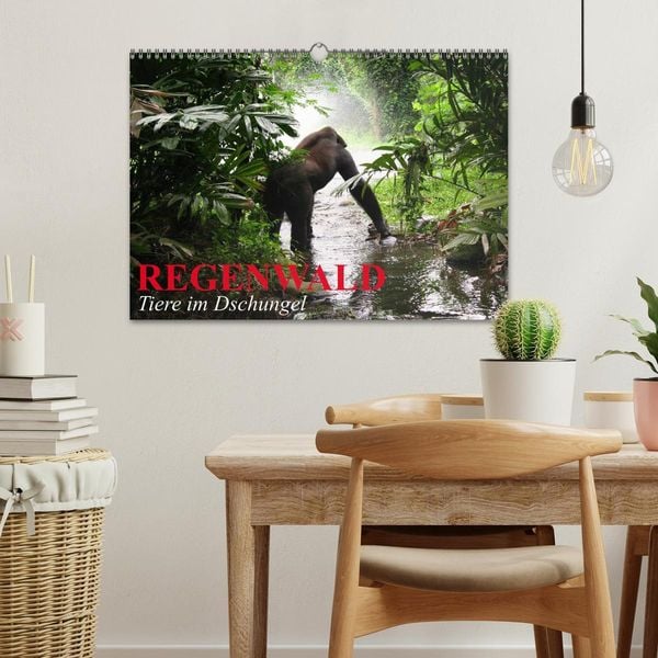 Produktbild: Regenwald &bull; Tiere im Dschungel (Wandkalender 2026 DIN A3 quer), CALVENDO Monatskalender