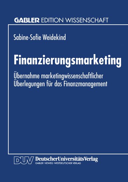 Produktbild: Finanzierungsmarketing
