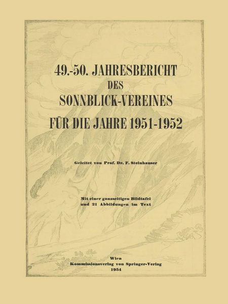 Produktbild: 49.-50. Jahresbericht des Sonnblick-Vereines f&uuml;r die Jahre 1951-1952