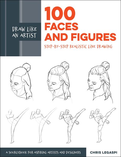 Produktbild: Draw Like an Artist: 100 Faces and Figures