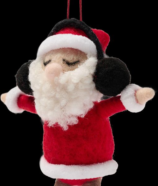Produktbild: Weihnachtswunderland, Dekofigur &raquo;Rock &rsquo;n&rsquo; Roll Santa&laquo;
